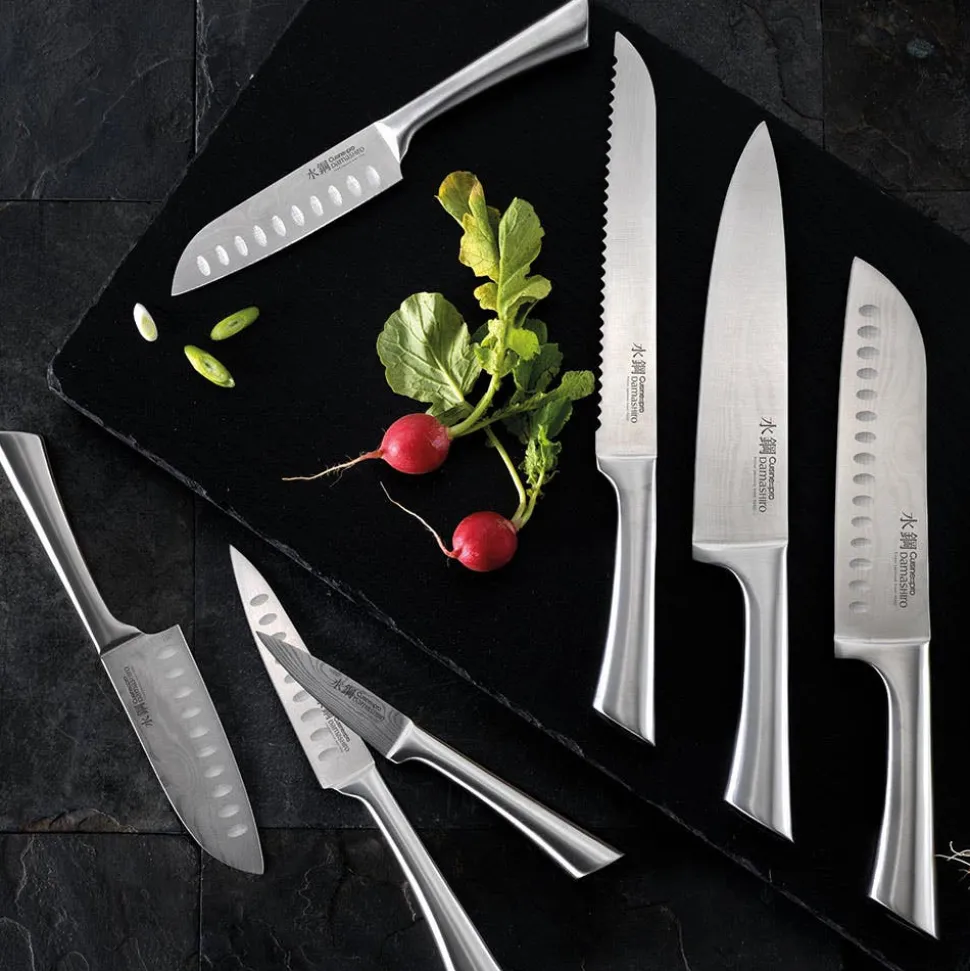 The Custom Chef Cuisine::pro Damashiro 6.5" Santoku Knife