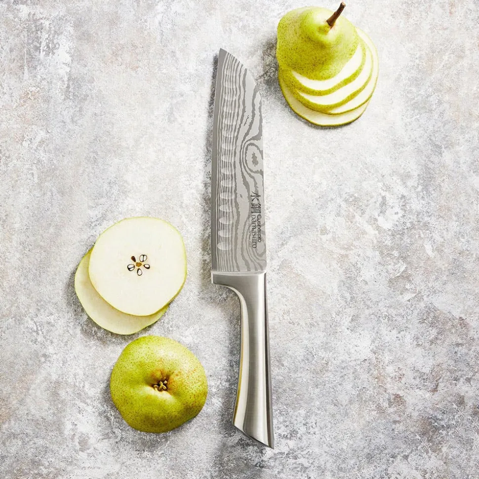 The Custom Chef Cuisine::pro Damashiro 6.5" Santoku Knife