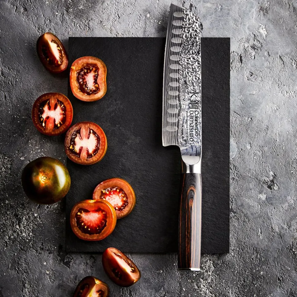 The Custom Chef Cuisine::pro Damashiro Emperor 6.5" Santoku Knife