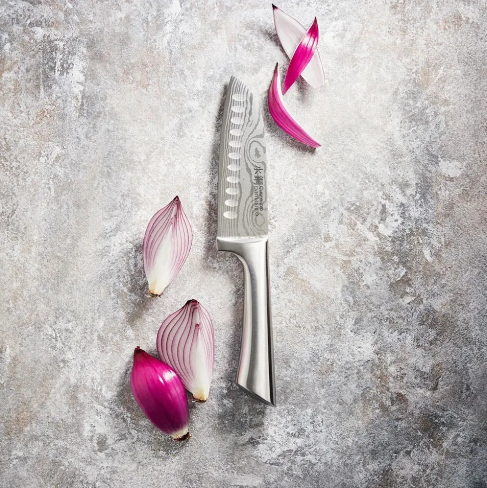 The Custom Chef Cuisine::pro Damashiro 5.5" Santoku Knife
