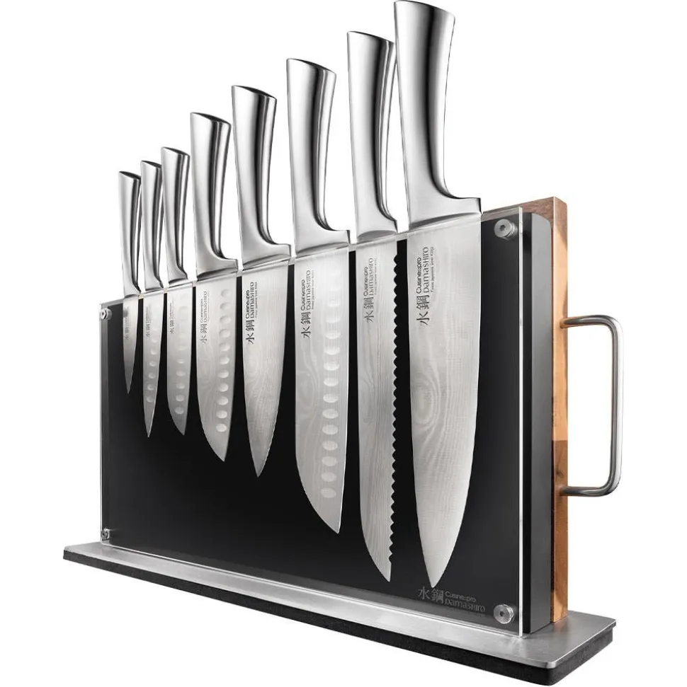 The Custom Chef Cuisine::pro Damashiro 'Bodo' Knife Block - 10pc