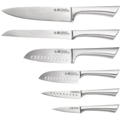 The Custom Chef Cuisine::pro Damashiro 'Kinzoku' Knife Block - 7pc