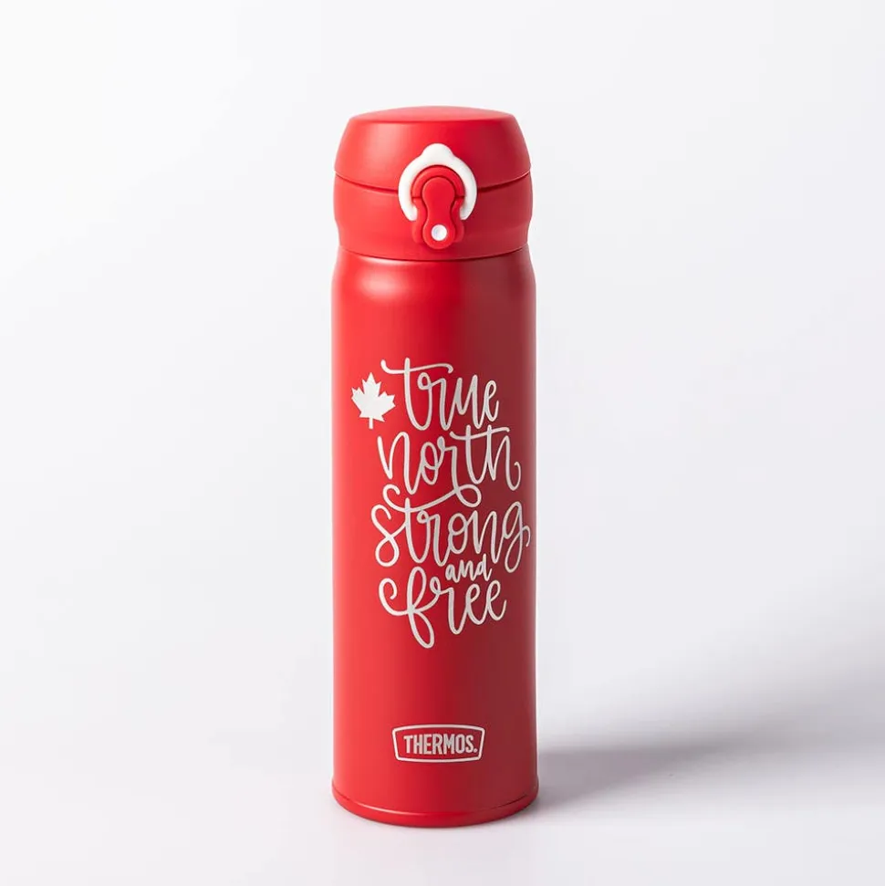 Thermos Canadiana 'True North' Insulated Sport Bottle 470ml (Red)