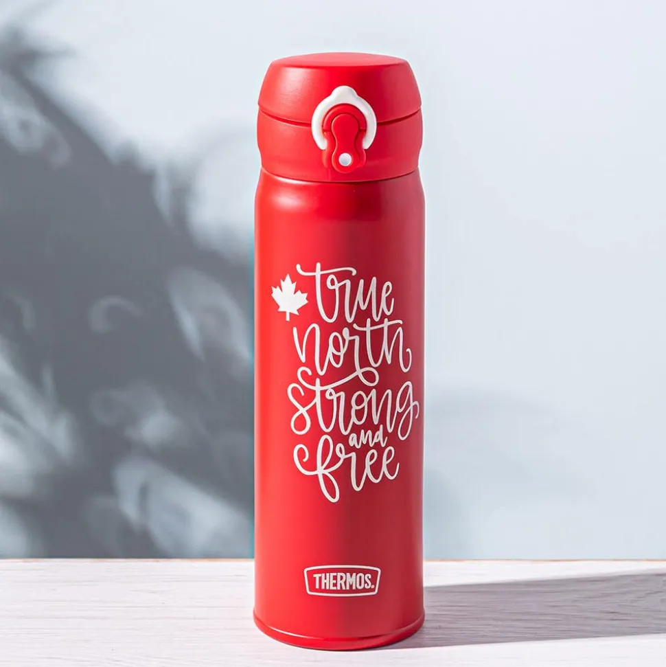 Thermos Canadiana 'True North' Insulated Sport Bottle 470ml (Red)