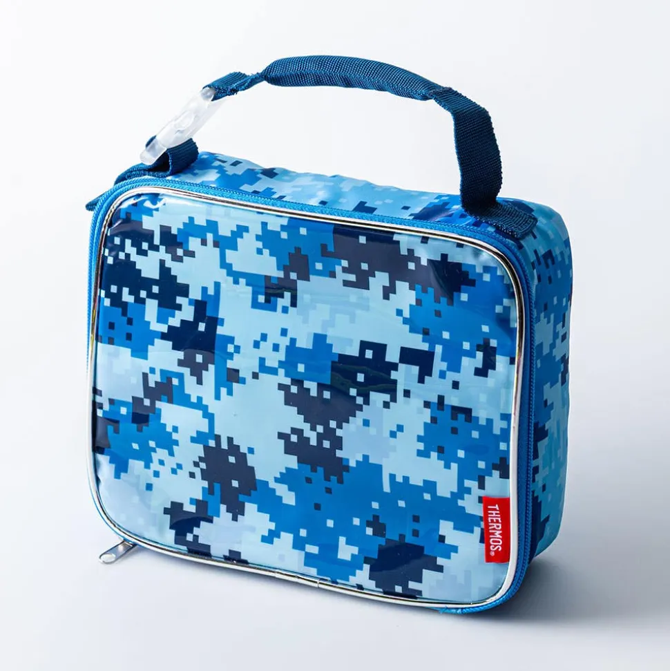 Thermos 'Cyber Camo' Lunch Bag (Blue)