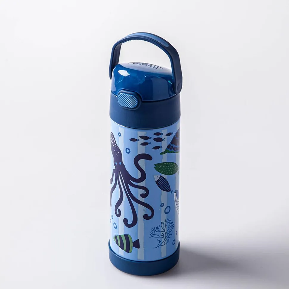 Thermos Double Wall Ocean Pals' Funtainer Sport Bottle 410ml (Blue)