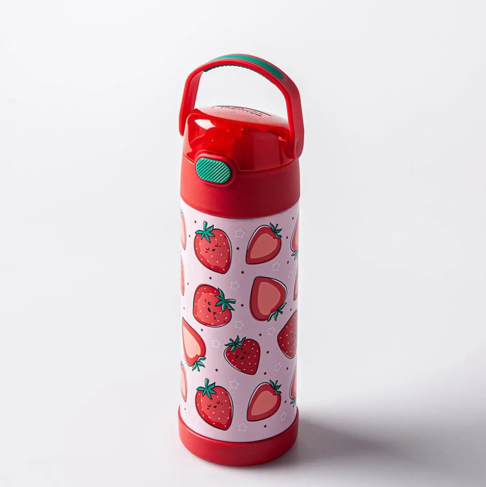 Thermos Double Wall 'Strawberry Smiles' Funtainer Sport Bottle 410ml