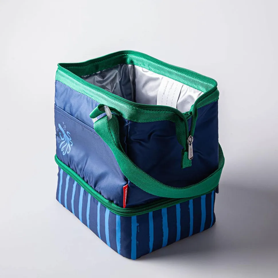Thermos Duffel Dual Compartment 'Ocean Pals' Lunch Bag (Blue/Green)