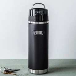 Thermos Icon Series Double Wall Bottle with Spout (Granite)
