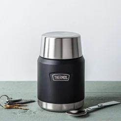 Thermos Icon Series Thermal Food Jar with Spoon (Granite)