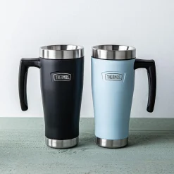 Thermos Icon Series Thermal Travel Mug with Handle (Granite)