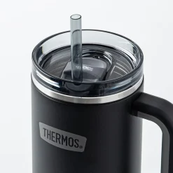 Thermos Icon Series Travel Mug with Straw 40oz. (Granite)