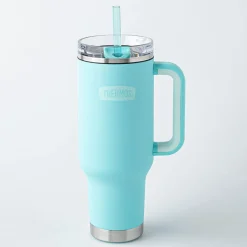 Thermos Icon Series Travel Mug with Straw 40oz. (Sea Green)