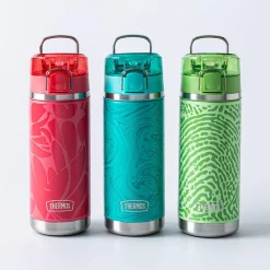 Thermos Icon Tween 'Abstract Petals' Double Wall Bottle w/Spout 530ml