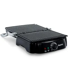 The Rock Ribbed Panini Grill (Black)