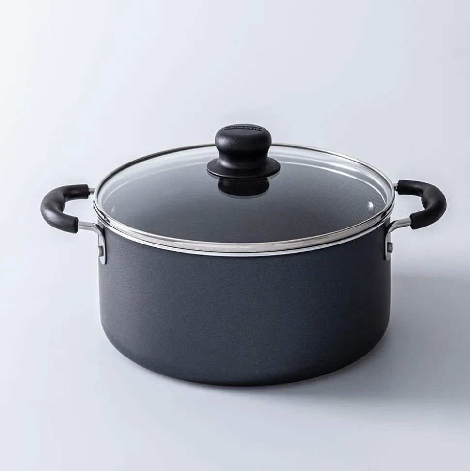 Tramontina Geo Cookware Combo - Set of 10 (Black/Grey)