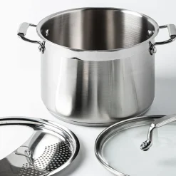 Tramontina Gourmet Pasta Strainer Pot - Set of 2 (Stainless Steel)