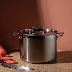 Tramontina Gourmet Stock Pot with Lid 7.5L (Stainless Steel)