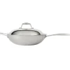 Tramontina Sea-Gourmet Wok with Lid (Stainless Steel)