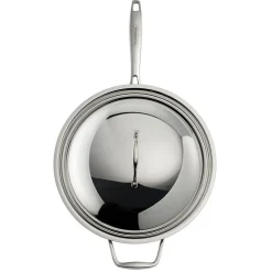 Tramontina Sea-Gourmet Wok with Lid (Stainless Steel)
