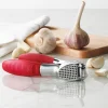 Trudeau Maison Comfort Grip 7" Garlic Press (Red)