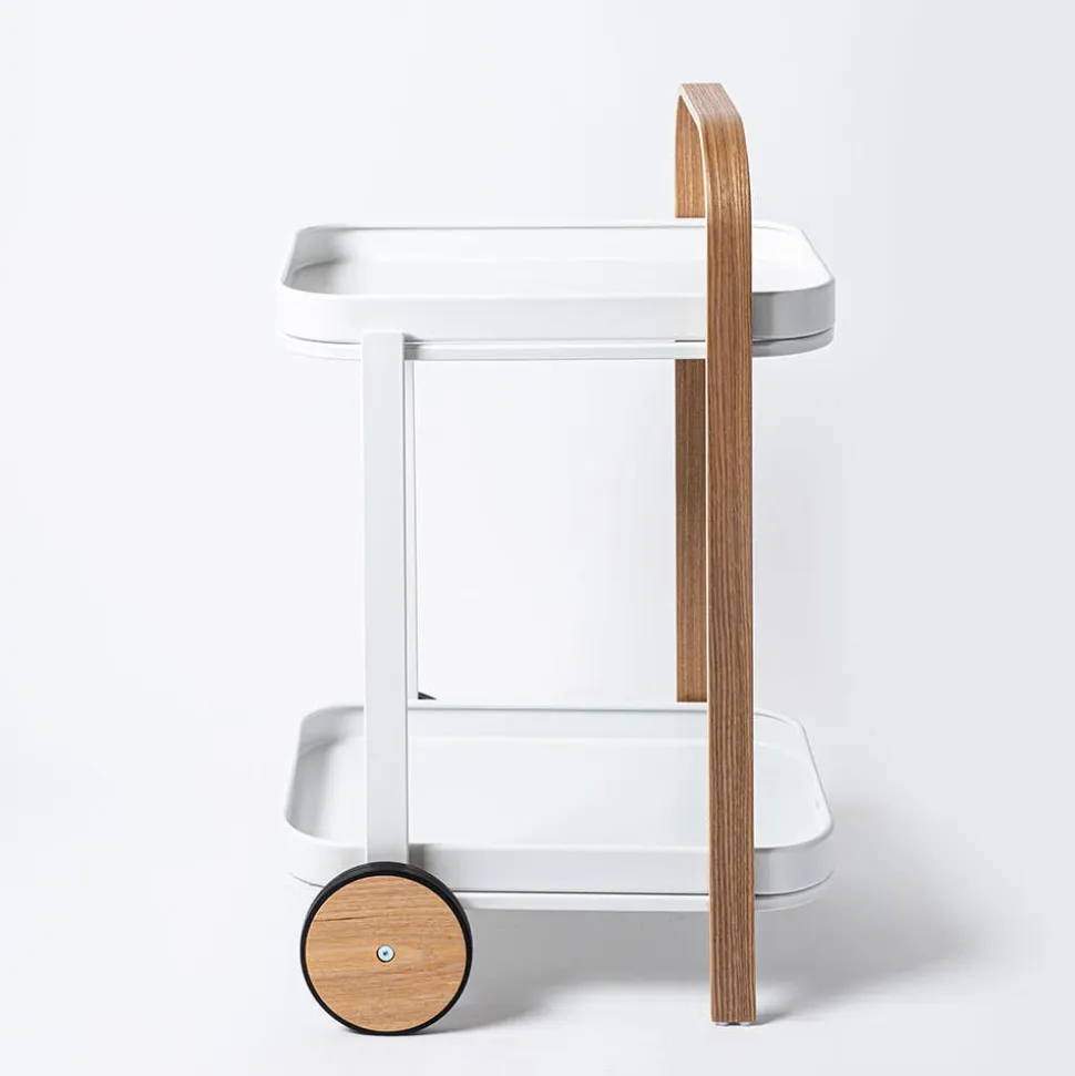 Umbra Bellwood Bar-Serving Cart 20.8x17x31.4"H (Natural/White)