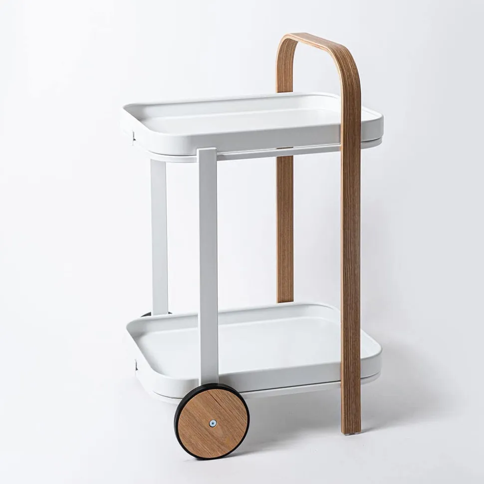 Umbra Bellwood Bar-Serving Cart 20.8x17x31.4"H (Natural/White)