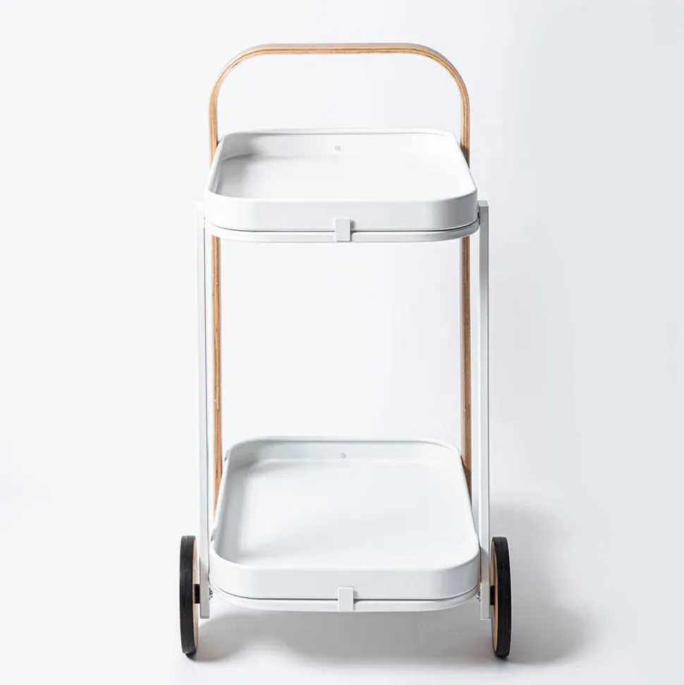 Umbra Bellwood Bar-Serving Cart 20.8x17x31.4"H (Natural/White)