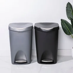 Umbra Brim Step Garbage/Recycling Can (Nickel)
