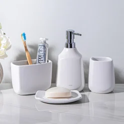 Umbra Corsa Ceramic Soap Dish (White)