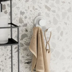 Umbra Flex Adhesive Double Hook (White)