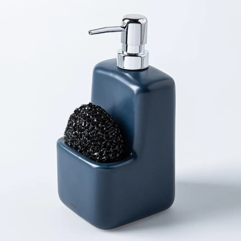 Umbra Square Ceramic Soap Pump (Indigo)
