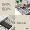 Umbra Udry Microfibre Drying Mat with Rack - Charcoal (24x18")