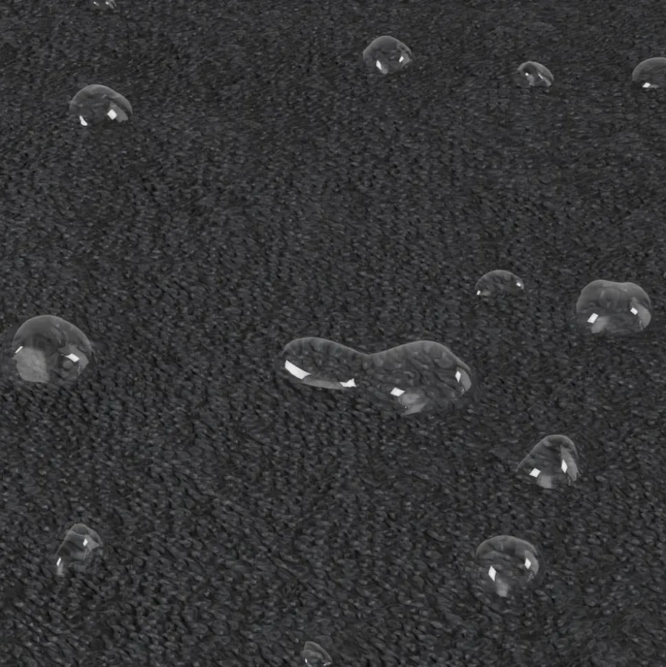 Umbra Udry Microfibre Drying Mat with Rack - Black (24x18")