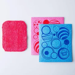 Universal Stone Simply Clean Swedish Cloth & Scrubber Combo - Set/3