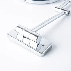 Upper Canada Danielle Extendable '10x' Wall-Mount Mirror (Chrome)