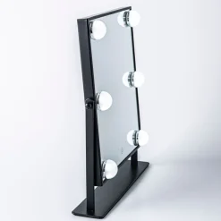 Upper Canada Danielle L.E.D. Hollywood 6-bulb Vanity Mirror (Black)