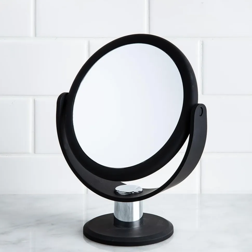 Upper Canada Danielle Soft Touch Countertop 10x Mirror (Black)