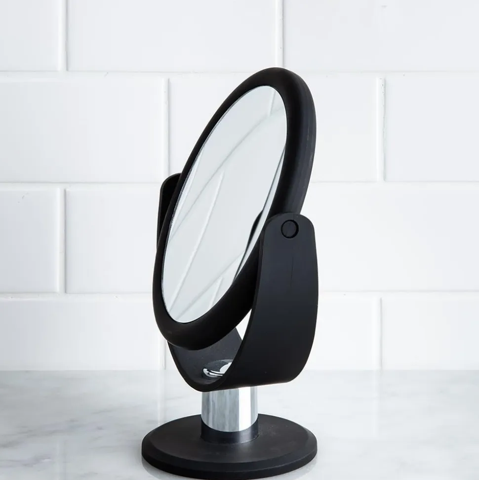 Upper Canada Danielle Soft Touch Countertop 10x Mirror (Black)