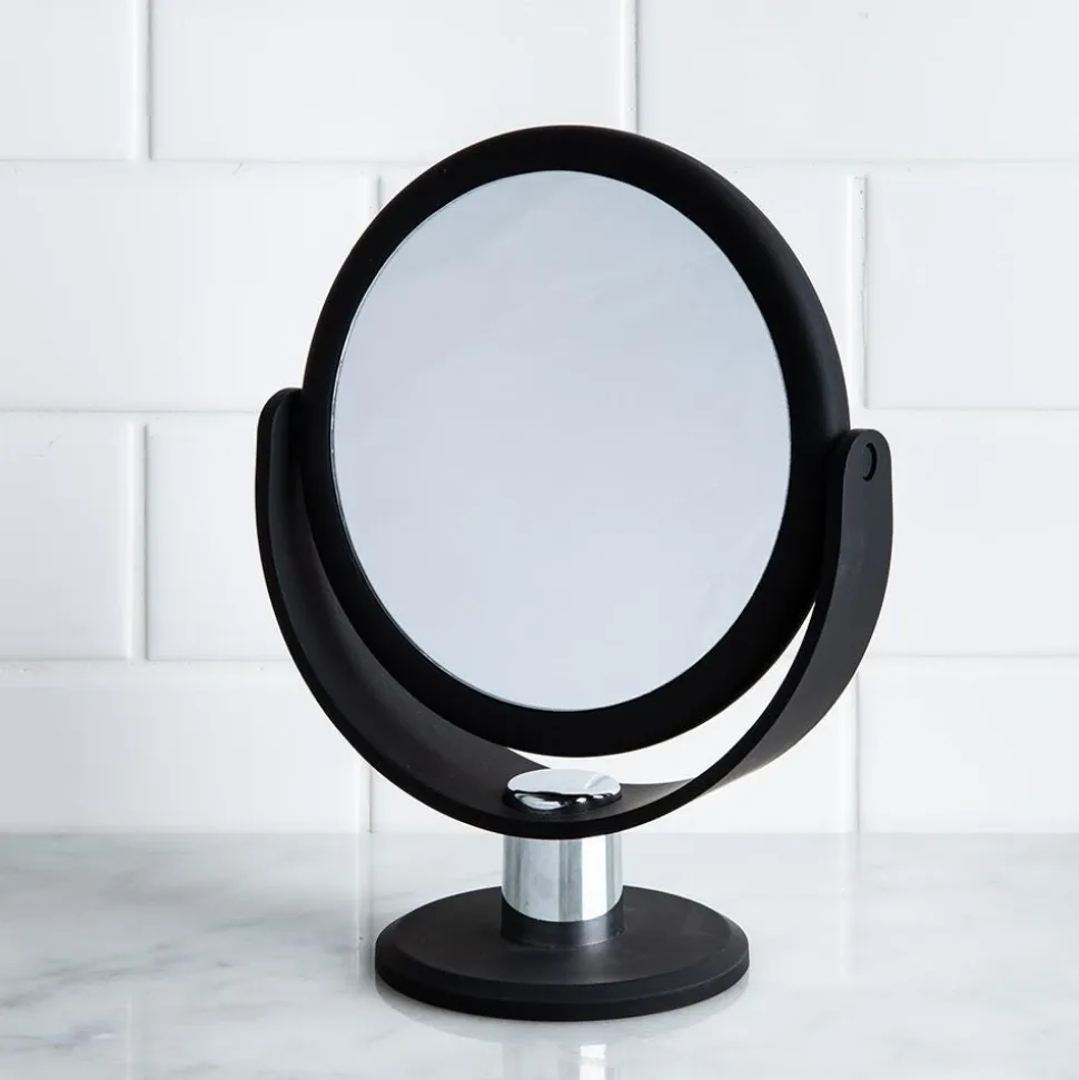 Upper Canada Danielle Soft Touch Countertop 10x Mirror (Black)