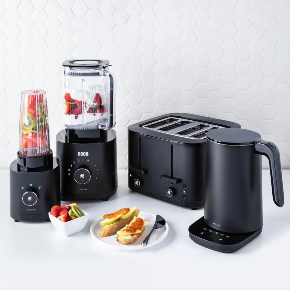 ZWILLING Enfinigy 4 Slice Toaster (Black/Silver)