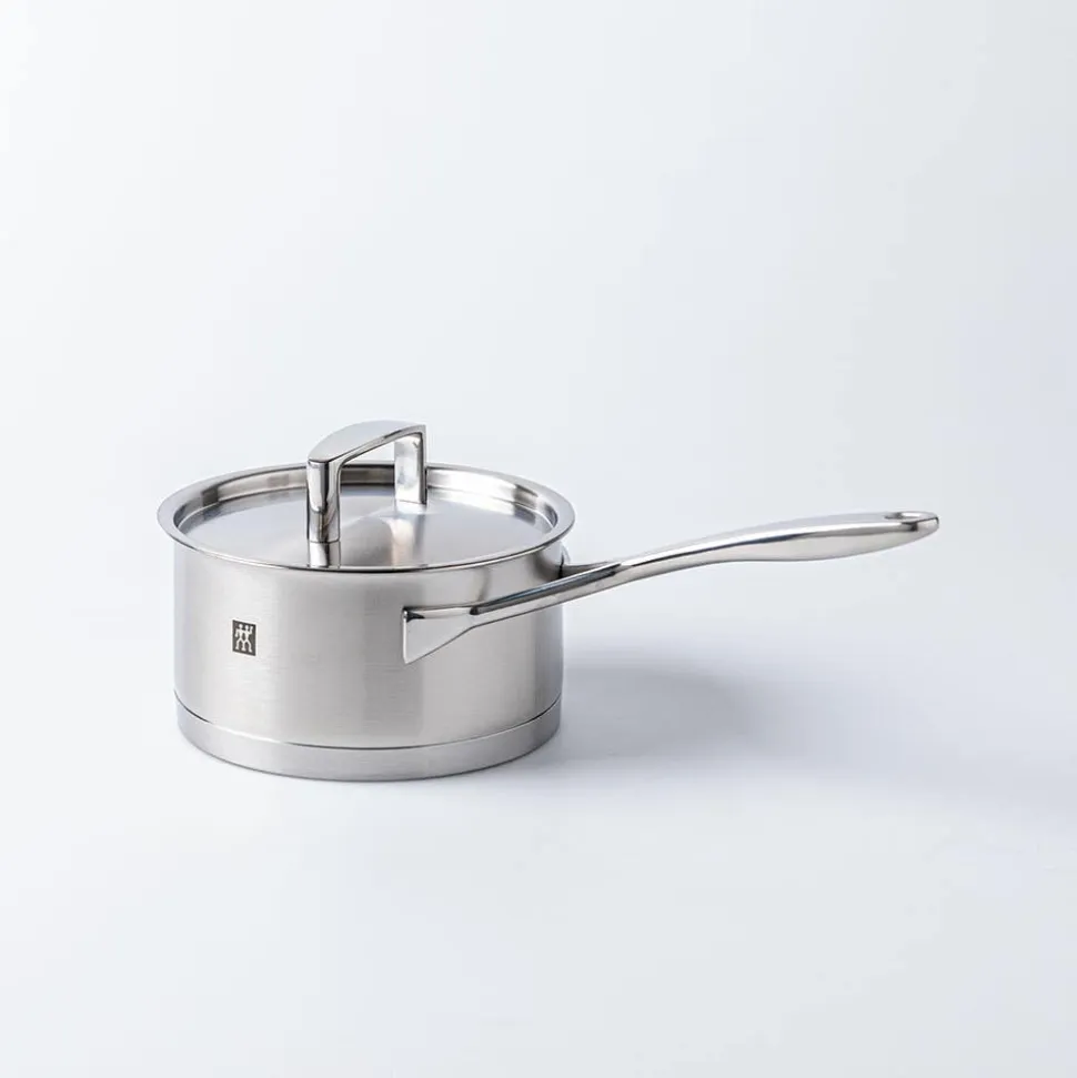Zwilling Passion Cookware Set of 10 with Bonus Cutlery (Brushed St/St)