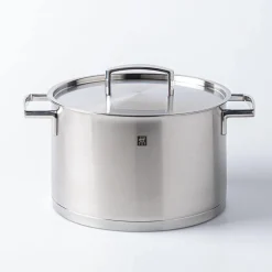 Zwilling Passion Cookware Set of 10 with Bonus Cutlery (Brushed St/St)