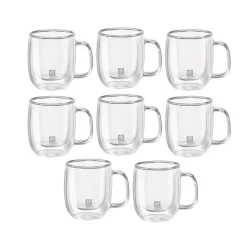 ZWILLING Sorrento Double Wall 'Buy 6 & Get 8' Espresso Mug W/ Handle