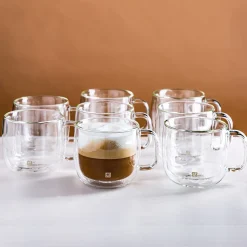 ZWILLING Sorrento Double Wall Cappuccino Mug w/Handle 'Buy 6 & Get 8'