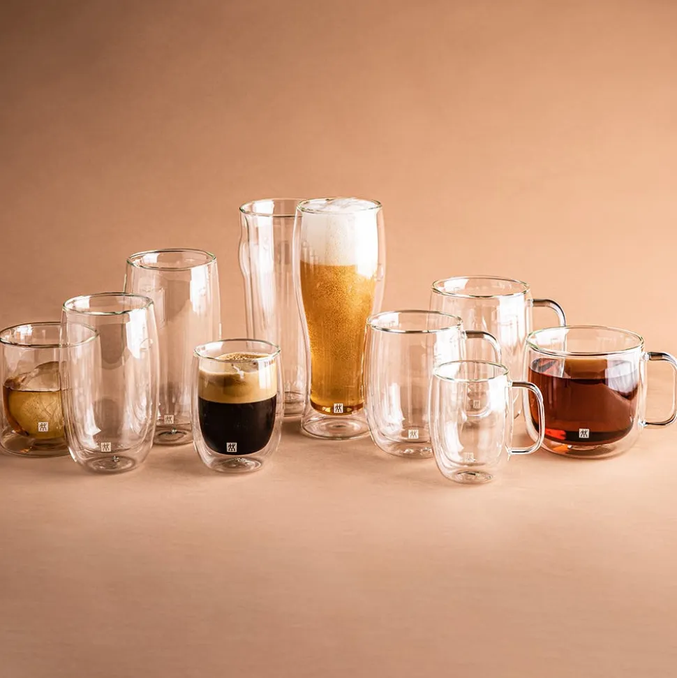 ZWILLING Sorrento Double Wall 'Buy 6 & Get 8' Latte Macchiato Glasses