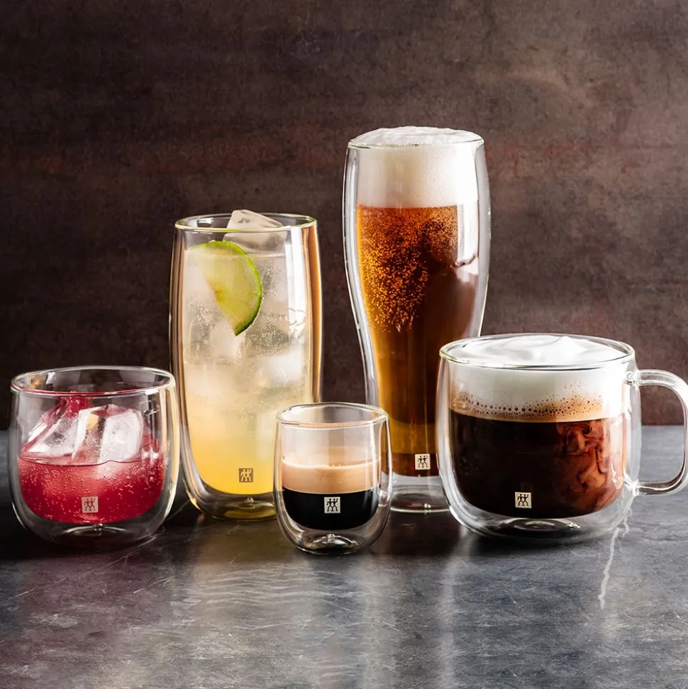 ZWILLING Sorrento Double Wall 'Buy 6 & Get 8' Latte Macchiato Glasses