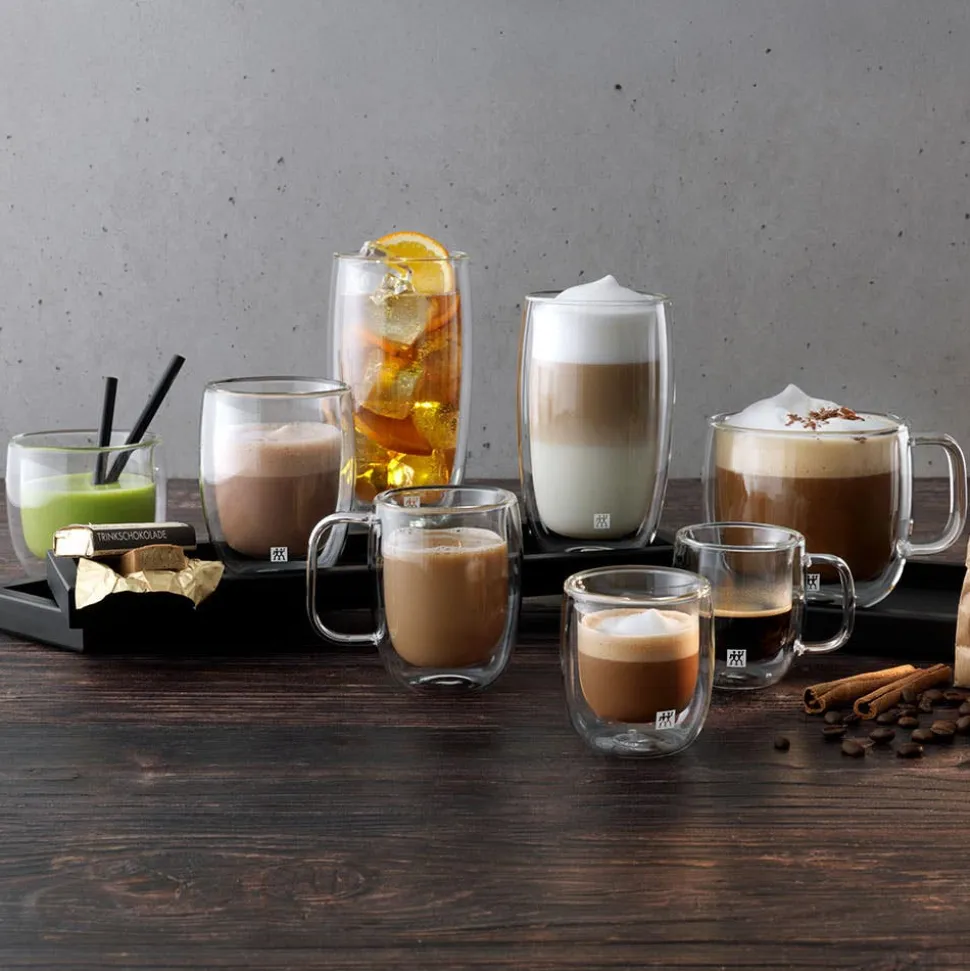 ZWILLING Sorrento Double Wall 'Buy 6 & Get 8' Latte Macchiato Glasses