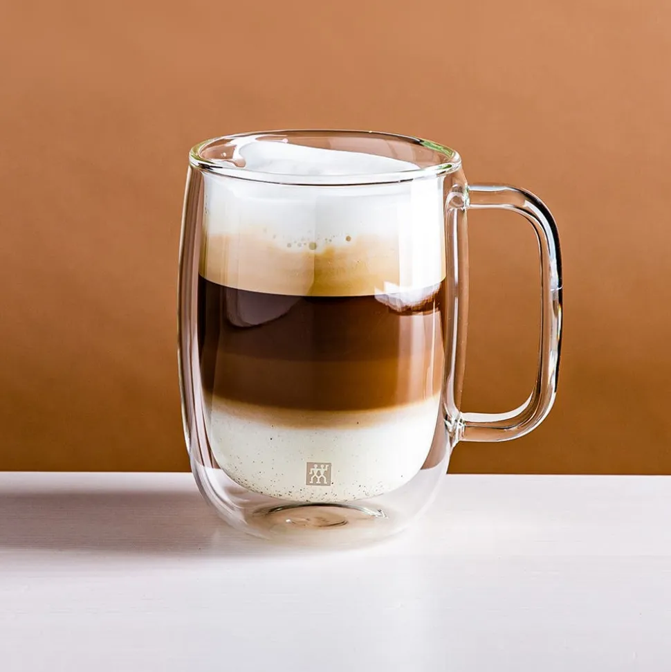 ZWILLING Sorrento Latte Macchiato Mugs - Set of 2, 450 mL