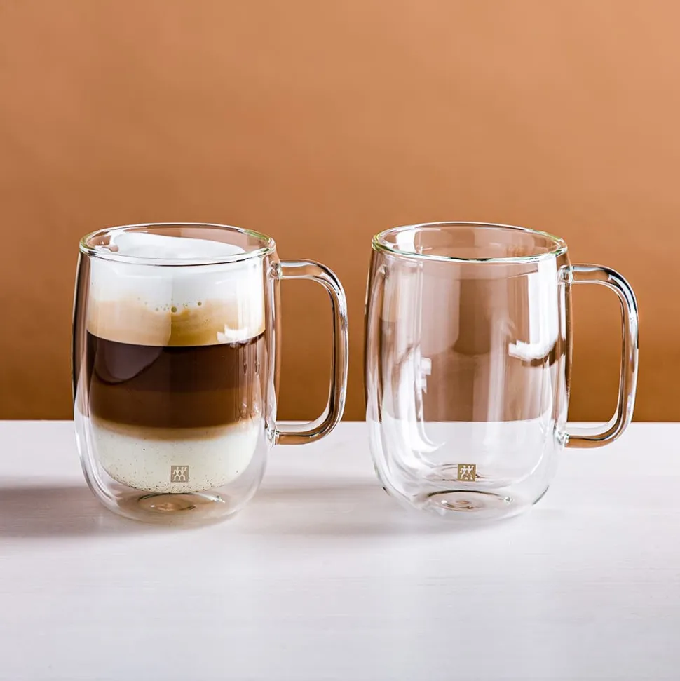 ZWILLING Sorrento Latte Macchiato Mugs - Set of 2, 450 mL